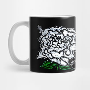 WHITE ROSE Mug